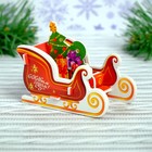 Конструктор 3D подвеска «Ёлка и сани» - Фото 4