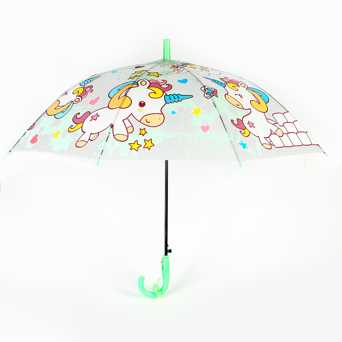 Зонт детский «Единороги», со свистком - фото 1905495951