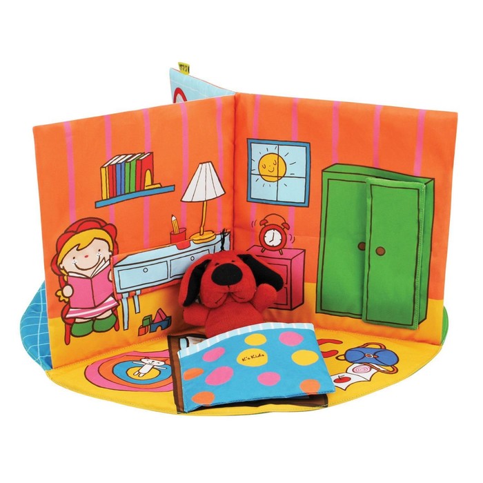 Развивающая 3D-книжка «В гостях у Патрика», с игрушкой