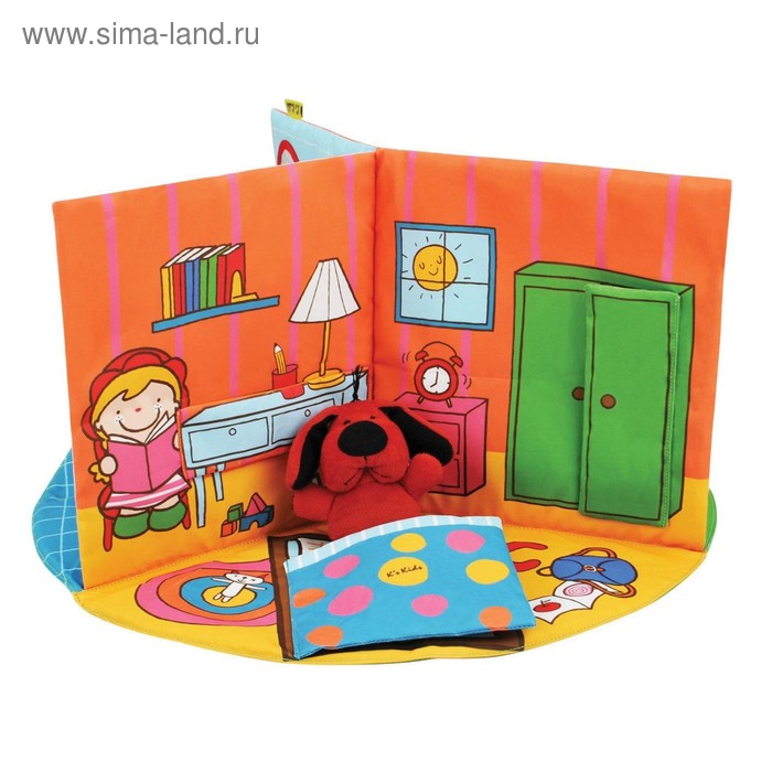 Развивающая 3D-книжка «В гостях у Патрика», с игрушкой - Фото 1