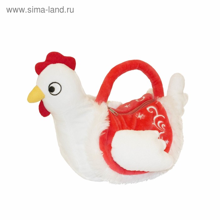 Мягкая игрушка «Курочка-сумочка», 25 см - Фото 1