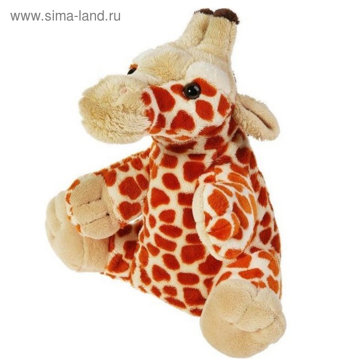 Мягкая игрушка-рукавичка «Жираф», 27 см - Фото 1