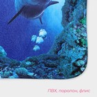 Коврики для ванной и туалета Доляна «Дельфин», 3 шт., 35×39, 40×50, 45×75 см - Фото 2