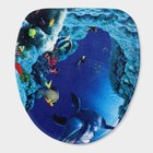 Коврики для ванной и туалета Доляна «Дельфин», 3 шт., 35×39, 40×50, 45×75 см - Фото 5