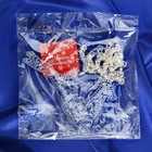 Ёлочная игрушка «Зимнее волшебство. Олень» пластик, 18×9 см, 13×13.5 см, прозрачный, МИКС - Фото 3