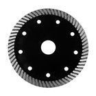 Диск алмазный отрезной ТУНДРА ПРОФИ, повышенный ресурс, TURBO, сухой рез, 125×22 мм - Фото 4