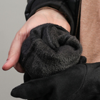 Перчатки мужские безразмерные, без подклада, для сенсорных экранов, цвет чёрный - Фото 4