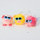 Мягкая игрушка-присоска "Поросёнок" в очках, цвета микс - Фото 4