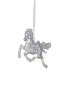 Ёлочная игрушка «Зимнее волшебство. Конь», 9×12 см, прозрачный перелив - Фото 6