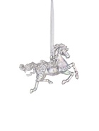 Ёлочная игрушка «Зимнее волшебство. Конь», 9×12 см, прозрачный перелив - Фото 7