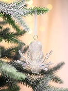 Ёлочная игрушка «Зимнее волшебство. Сова перелив», 9×10 см, прозрачный перелив - Фото 2