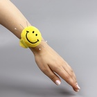 Игольница на браслете «Смайл», 23×6.5 см, жёлтая - Фото 4