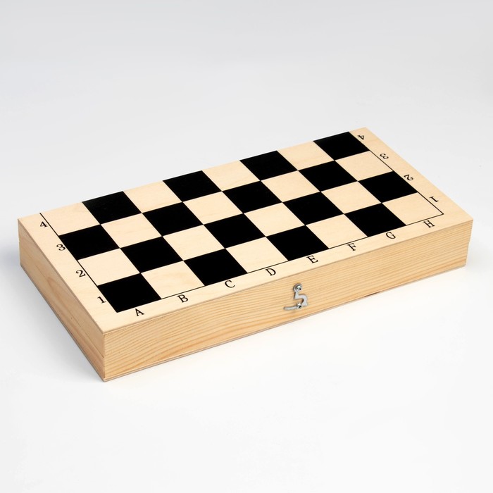 Шахматы деревянные обиходные 29 х 29 см, король h-7.2 см, пешка h-4.5 см - фото 1884870193