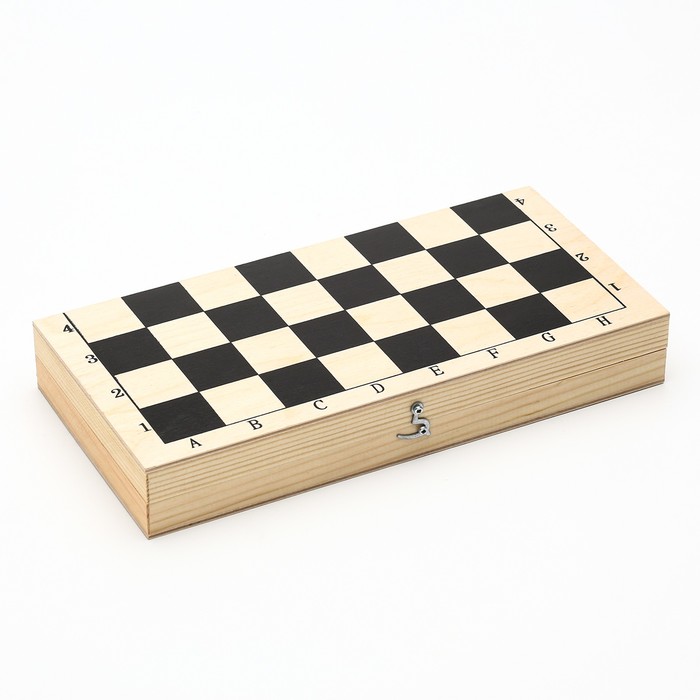Шахматы деревянные обиходные 29.8 х 29.8 см, король h-7.2 см, пешка h-4.5 см - фото 1884870199