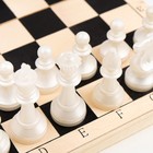 Шахматы «Пешка», доска дерево 29×29 см, фигуры пластик, король h=7.2 см, пешка h=4 см - Фото 4