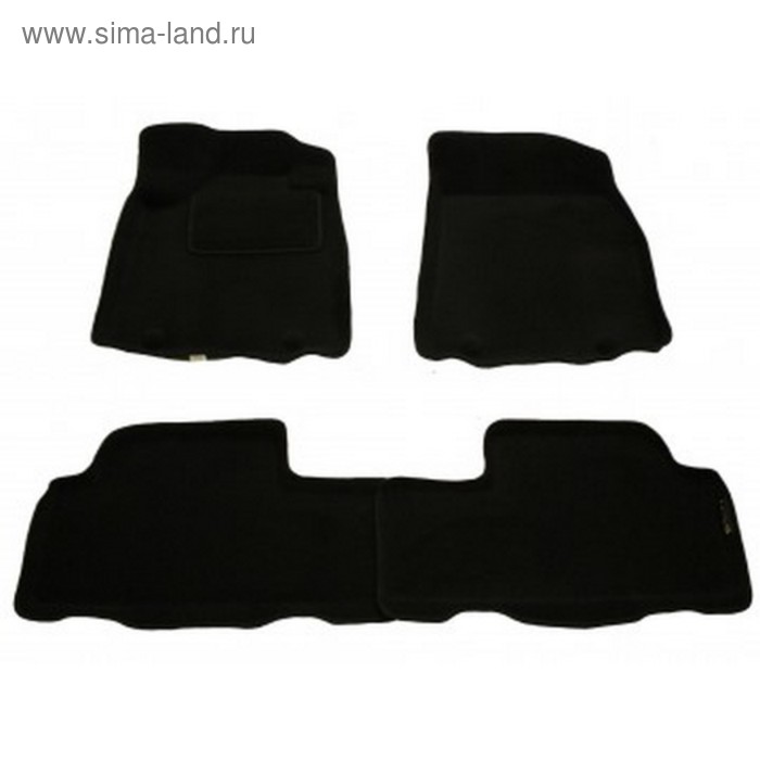 Коврик 3D в салон BORATEX для Lexus RX черные 2009-2015 - Фото 1