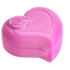 Футляр под набор "Сердце с розой" цвет розовый - Фото 1
