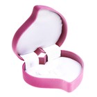 Футляр под набор "Сердце с розой" цвет розовый - Фото 2