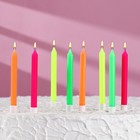 Свечи в торт "Красочные", 8 см, классические, набор 8 шт - Фото 6
