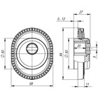 Броненакладка на ц/м Armadillo ET/ATC-Protector 1CL-25 BB-17, цвет коричневая бронза - Фото 2