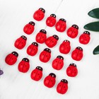 Набор магнитов «Божья коровка», 20 шт., красный - Фото 3
