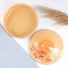 Набор для холодца Псковский гончар «Подарочный. Мак», 3 шт., 750 мл, керамика, бежевый - Фото 3