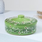 Набор для холодца Псковский гончар «Ритм», 3 ёмкости, 750 мл, керамика, зелёный - Фото 2