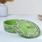 Набор для холодца Псковский гончар «Ритм», 3 ёмкости, 750 мл, керамика, зелёный - Фото 3