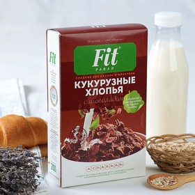 Кукурузные хлопья Fitparad, с шоколадом, 200 г