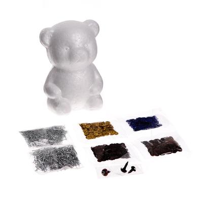 Игрушка пайетками для детей «Мишка», набор для творчества