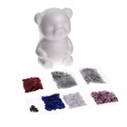 Аппликация пайетками «Панда» - Фото 3