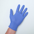 Перчатки нитриловые неопудренные M "Paloma", 200 шт/уп, цвет синий - Фото 4