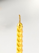 Набор свечей витых, 1.5×15 см, 3 шт., золотой - Фото 2