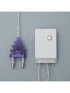 Гирлянда «Нить» 10 м, IP20, прозрачная нить, 100 LED, 8 режимов, 220 В, свечение фиолетовое 3556783 - фото 319929182