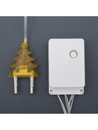 Гирлянда «Нить» 10 м, IP20, прозрачная нить, 100 LED, 8 режимов, 220 В, свечение жёлтое - Фото 9
