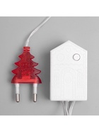 Гирлянда «Нить» 10 м, IP20, прозрачная нить, 100 LED, 8 режимов, 220 В, свечение красное - Фото 8