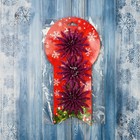 Украшение ёлочное "Пышный цветок" (набор 3 шт) 10 см, фиолетовый - Фото 3