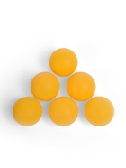 Мяч для настольного тенниса, набор 6 шт., PP, цвет оранжевый  (артикул 3544173)  большой выбор товаров оптом и в розницу по низким ценам с доставкой