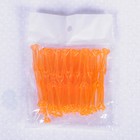 Шпажки для канапе «Сердце», набор 50 шт., цвет оранжевый - Фото 2
