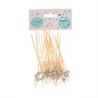 Шпажка для канапе «Бусина», бамбук, набор 24 шт. - Фото 2