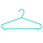 Плечики для одежды Доляна, 37×20×0,3 см, цвет МИКС - Фото 1