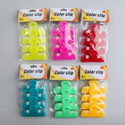 Прищепки бельевые «Плечики», 7 см, 4 шт, цвет МИКС - Фото 4