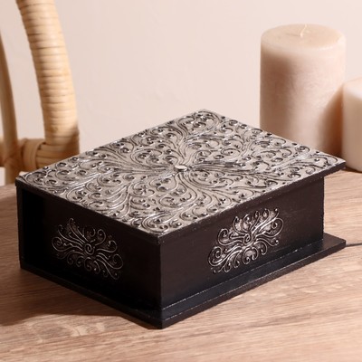 Шкатулка «Узор», 19×15×7 см, МДФ