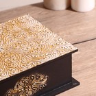 Шкатулка «Узор», 24×18×9 см, МДФ  (артикул 3369971)  большой выбор товаров оптом и в розницу по низким ценам с доставкой