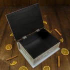 Шкатулка "Два сердца" 24х18х9 см, МДФ  (артикул 3369972)  большой выбор товаров оптом и в розницу по низким ценам с доставкой