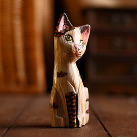 Сувенир дерево "Котёнок" 12х5х2,5см 3370282