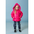 Куртка для девочки "Горошек", рост 86-92 см, цвет розовый - Фото 2