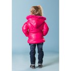 Куртка для девочки "Горошек", рост 86-92 см, цвет розовый - Фото 4