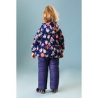 Комплект для девочки "Розы", рост 86-92 см, цвет синий/розовый - Фото 4