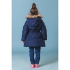 Куртка удлиненная для девочки "Леди", рост 128-134 см, цвет синий - Фото 3
